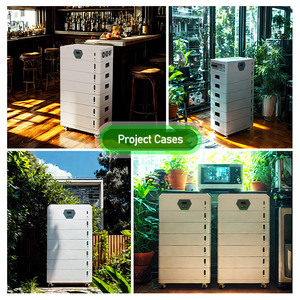 Batería de Litio Apilable de 10KWH 15KWH 20KWH de Alto Voltaje para Almacenamiento de Energía Solar Doméstica, Controlador MPPT, Inversor de Onda Sinusoidal Pura - Product Image 5