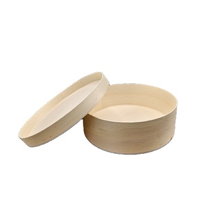 Boîte en bois ronde de qualité supérieure, <span class=keywords><strong>prix</strong></span> d'usine, vente en gros, plusieurs tailles disponibles, écologique, personnalisable, petite boîte d'emballage pour desserts B2B - Product Image 6
