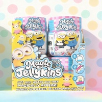 Boîte mystère Minion Magic Shaker : Jouet en plastique activé par l'eau avec figurine DIY à faire apparaître en remouquant l'eau