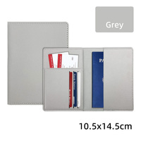 Porte-passeport en cuir PU, étui pour passeport avec plusieurs emplacements pour cartes, pochette pour passeport, organiseur de passeport pour les voyages et l'usage quotidien
