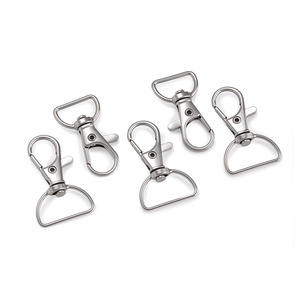 Zinc Alloy Metal Keychain Hook 15mm 20mm DIY <b>Bag</b> <b>Accessory</b> Strong Rotating Clasp Jewelry Hardware - Product Image 5