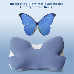 Bantal Tubuh Busa Memori Premium Bentuk Kupu-kupu dengan Sarung yang Dapat Dicuci - Pereda Nyeri Leher & Penopang Tidur - Product Image 2