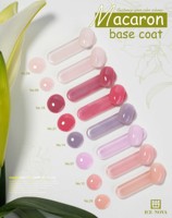 BD Macaron Caoutchouc Base Coat Laiteux Naturel Sheer Blanc Couleur 2in1 Viscosité Suffisante Densité Épaisse Façonner Force HEMAFREE