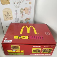 Jouet Squishy en Plastique Maltose en forme de Hamburger, Doux, Rebondissant, à Remontée Lente, Anti-stress, pour Enfants et Adultes, Décompression, Vente Transfrontalière