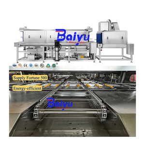 Máquina Automática de Lavado de Cajas Baiyu para Limpieza de Bandejas y Cestas de Plástico de Fábrica con Pulverización de Alta Presión - Product Image 4