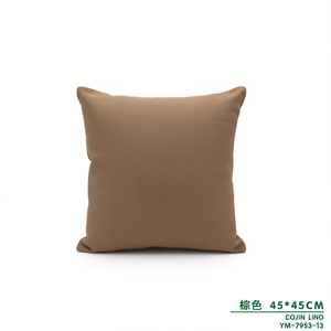 Cojín de Lino Marrón 45*45 cm, Cojín y Almohada de Lino - Product Image 3