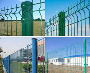 Valla de malla directa de fábrica al por mayor Zoo Aviary Parrot Mesh Farm Boundary Fence 3D Panel de malla de alambre curvo Red de esgrima - Product Image 3