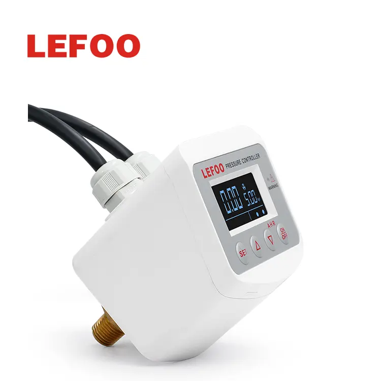 LEFOO 공기 압축기 IP54 220V 20bar 전자 지능형 디지털 압력 제어 스위치
