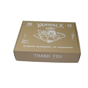 corrugated mailing craft paper box collapsible mailer shipping box