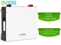 Entrepôt européen jusqu'à 50 unités Dyness DL5.0C 5,12 kWh basse tension 51.2V 100Ah LiFePO4 batterie de stockage d'énergie solaire