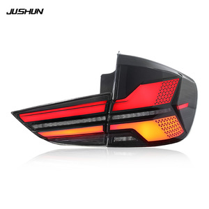 Feux arrière LED Jushun pour BMW X1 E84 2010-2015, clignotants LED dynamiques, version rouge et noire, 12V - Product Image 2