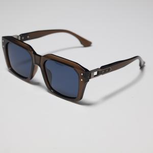 Lunettes de soleil polarisées à monture carrée pour hommes, Protection UV400, type 3, lentille TAC, monture en plastique et en métal, noires, JW-6009P - Product Image 2