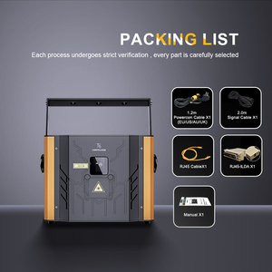 6W RGB Yüksek Güçlü Animasyon Lazer Gösteri Işık Projektörü |   Sahne Konseri Etkinliği Düğün DJ Lazer Işıkları - Product Image 2