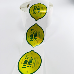 Feuilles d'étiquettes autocollantes holographiques imperméables prédécoupées pour cosmétiques et emballages <span class=keywords><strong>de</strong></span> boissons, rouleaux d'étiquettes imprimées UV - Product Image 6