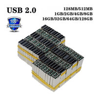 Puce de clé USB de haute qualité 2.0 1GB 2GB 4GB 8GB 3.0 16GB 32GB 64GB Grade-A 100% capacité réelle a réussi le test H2