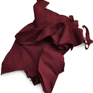 Trapos de Algodón 100% Color Granate, Venta Caliente de Fábrica, Tejido Textil Usado, Residuos Textiles Color Granate de Bangladesh - Product Image 1