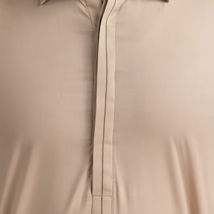 Ensemble décontracté Shalwar Kameez pour hommes, fabrication professionnelle, manches longues, 2 pièces avec boutons, style traditionnel - Product Image 1