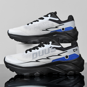 Фабричные индивидуальные новые модные амортизирующие кроссовки для бега и туризма, мужские спортивные туфли из сетки с подсветкой, дышащие - Product Image 2