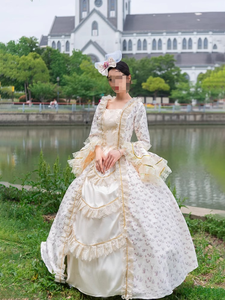 Vestido de Corte Medieval Europeo Retro, Vestido de Princesa <span class=keywords><strong>Victoria</strong></span>, Vestido de Escenario - Product Image 4