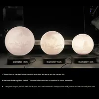 Lévitation magnétique LED veilleuse 3D imprimé Saturne Mars lampe pour chambre tactile décoration de la maison cadeau créatif