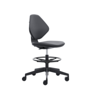 Chaise de laboratoire moderne anti-statique | Siège ergonomique antistatique en cuir PU pour travaux électroniques