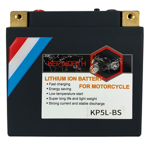 工場<span class=keywords><strong>12V</strong></span>モーターサイクルバッテリーLiFePO4リチウムイオン<span class=keywords><strong>5L</strong></span>-BS180CCA Size-113x70x105mm内蔵BMSリン酸リチウム鉄バッテリー - Product Image 2