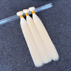 Blonde Straight & Body Wave 100% Virgin <b>Human</b> Hair Bundles Brazilian <b>Human</b> Hair Weft Bundles Weave Extensions For Black Women - Product Image 3
