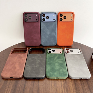 เคสโทรศัพท์หนังลาย Crazy Horse สุดหรู ขอบเต็ม สำหรับ iPhone 18 17 16 15 14 13 Pro Max ผลิตโดยผู้ผลิตเคสป้องกันเต็มรูปแบบ - Product Image 1