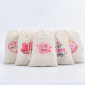 Closure and Dollar Sign Design Money Bag Cotton Canvas <strong>Drawstring</strong> - Product Image 6