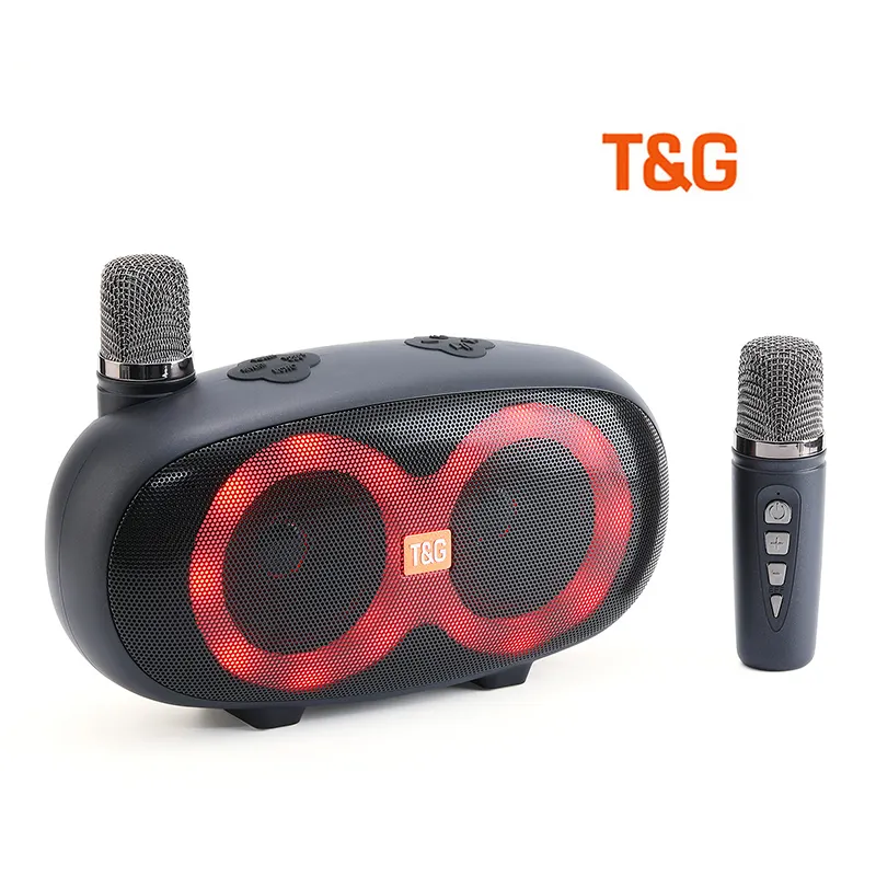 2023 new arrival Factory Wholesale TG542DK Speaker With Dual Microphone Support BT USB TF AUX Outdoor