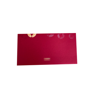 Fabrication d'enveloppes rouges pour le Nouvel An chinois 2026, enveloppes personnalisées en velours laminé, enveloppes porte-bonheur pour l'argent du Nouvel An chinois, estampillage à chaud, pochette rouge - Product Image 2