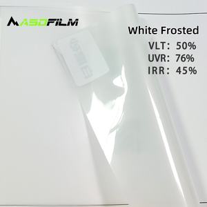 Película Adhesiva para Ventanas de Privacidad, Blanca Mate Esmerilada, de 1.52x30m, para Baño, Hogar, Vidrio, <span class=keywords><strong>Vinilo</strong></span> Adhesivo para Cubrir Ventanas y Puertas - Product Image 1