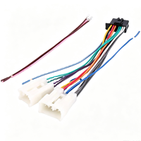 Faisceau de câbles personnalisé multi-couleurs de type Molex, connecteur mâle noir pour connexion interne d'équipements automobiles et industriels