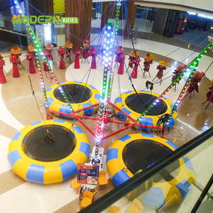 Person Amusement Park Bungee Jumping <b>Trampoline</b> Ride For Kids - Product Image 6
