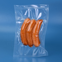 Pochette sous vide pour poisson imprimée personnalisée sac sous vide en plastique pe nylon pour économiseur d'aliments