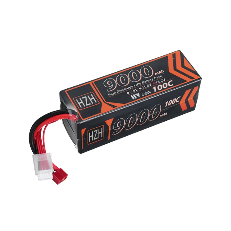 Pacco batteria agli ioni di litio ad alta velocità all'ingrosso 9000mAh 15.2V 100C batteria ad alta tensione per auto modello drone