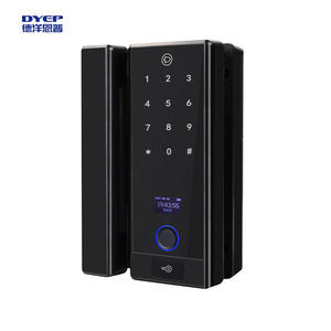 थोक मूल्य कार्यालय ग्लास दरवाजा फिंगरप्रिंट लॉक ऐप नियंत्रण पासवर्ड, कार्ड, वायरलेस स्मार्ट लॉक - Product Image 1