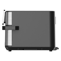 Four à friture électrique multifonction en acier inoxydable avec fonctions de cuisson et de rôtissage, écran tactile LCD, surface antiadhésive