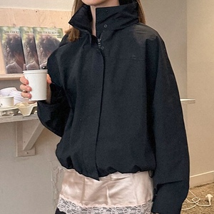 Gabardina de Moda para Mujer, Nueva Colección Otoño/Invierno, Holgada, con Cordón Ajustable, Cuello Alto, Cortavientos para Exteriores - Product Image 3