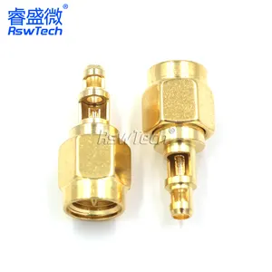 SMA-J-0.9-1.0 All copper RF1.13 Solar Wire arrival golden supplier rainbow connector panel mount