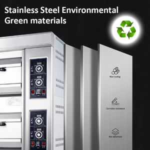 Certificat CE <span class=keywords><strong>Restaurant</strong></span> commercial Four de boulangerie à gaz deux trois étages quatre <span class=keywords><strong>six</strong></span> plateaux pour pizza pain - Product Image 4