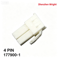 Connecteur mâle fil-fil TE 177900-1 4 broches 3,96 mm (Nylon 66 Blanc) pour accessoires et bornes d'équipements électriques