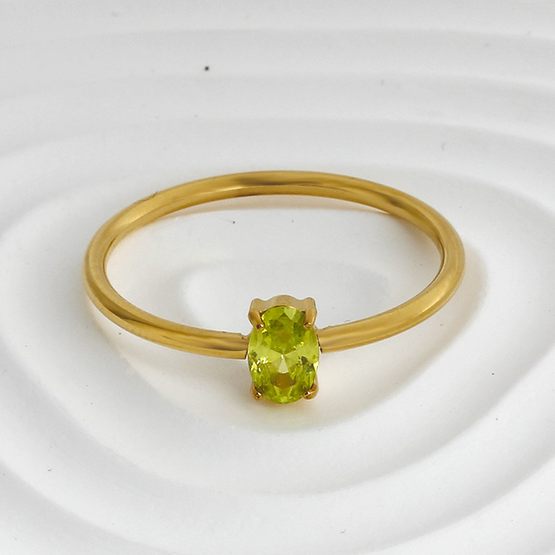 R0006 ovale/vert olive