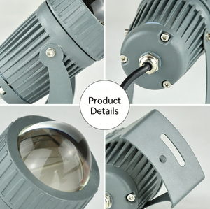 Lámpara de Pared LED para Exteriores, Impermeable IP65, Haz de Luz Estrecho de 60°, para Fachadas de Hoteles y Edificios, Luz Diurna de 5000K - Product Image 6