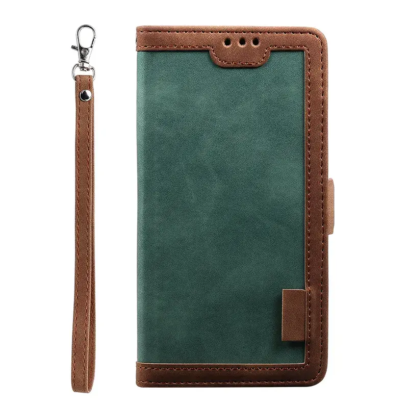 Manufacturer Custom Fashion Luxury Leather Flip Case With Card Holder Stand for iPhone 14 Pro Max For Samsung S23 Ultra