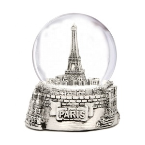 Globo de nieve personalizado de fábrica, recuerdo de París - Product Image 1