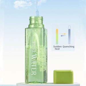Bouteille d'eau carrée en gros, personnalisable, en plastique transparent, 500 ml, pour le sport, facile à nettoyer, pour enfants - Product Image 6