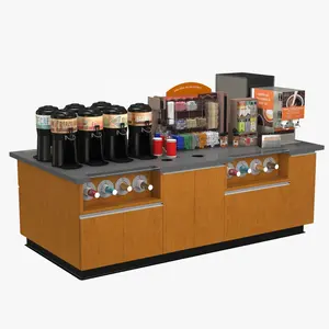 Beverage Station Coffee Station Self Service Line For Commercial Hotel / Restaurant