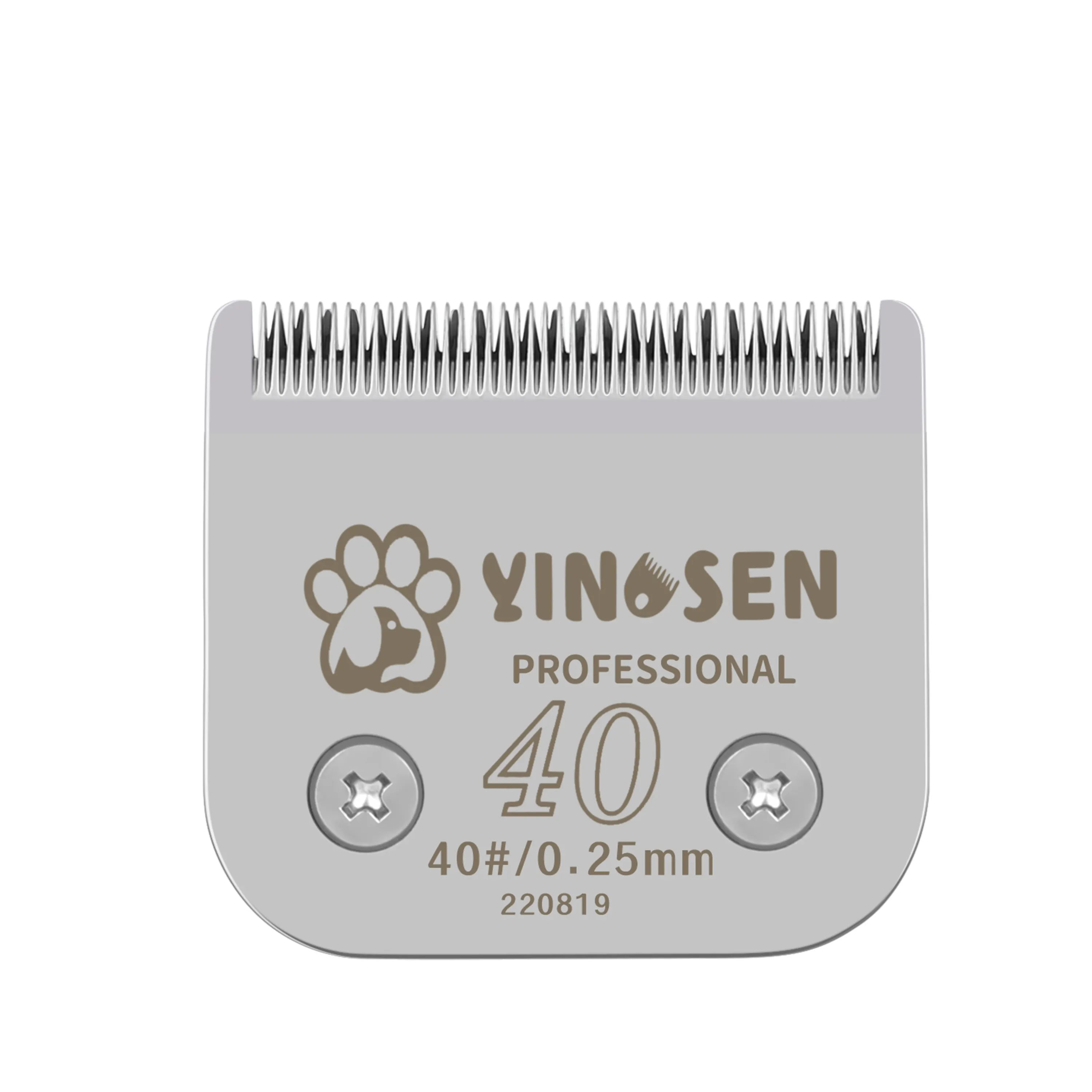 Lame per tagliacapelli universali A5 di alta qualità di fabbrica pet salon vet clinic pet dog hair grooming clipper blades formato A5 #40
