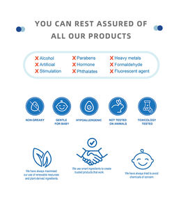 OEM <span class=keywords><strong>Baby</strong></span> ossido di zinco unguento crema lenitiva per la pelle sensibile pannolino Rash crema barriera per la cura del pannolino - Product Image 6